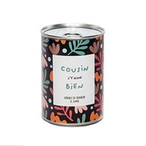 Graines de bonheur à semer – Cousin j&rsquo;t&rsquo;aime bien – MAUVAISES GRAINES