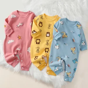 Grenouillère pour bébé-|HibobiMini|-Animaux Mignons