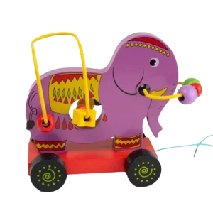 Boulier en bois - Eléphant