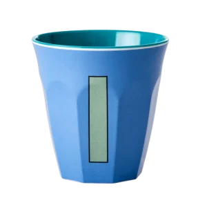 Verre Alphabet I Bleu – RICE