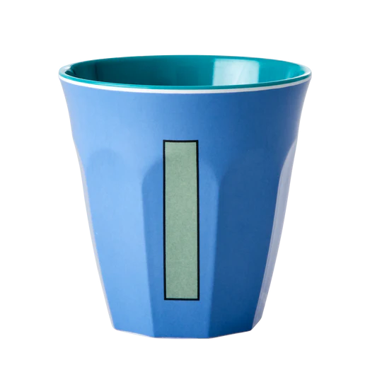 Verre Alphabet I Bleu – RICE