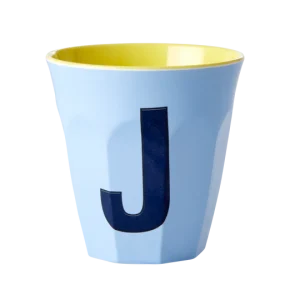Verre Alphabet J Bleu – RICE