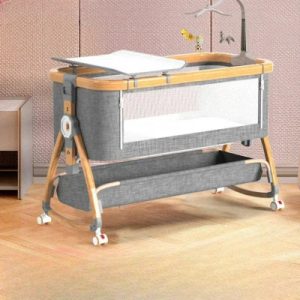 Lit Bébé Cododo Gris Acier Pliable | BabyBedMobile™