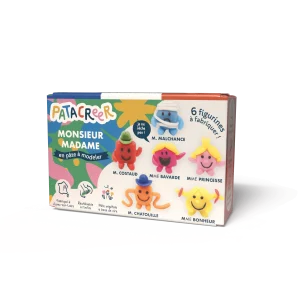 KIT 6 FIGURINES MMME À FABRIQUER EN PÂTE À MODELER