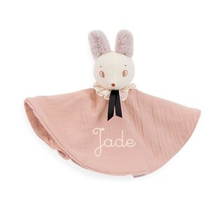 Doudou lange Brume rose à broder – Après la pluie – MOULIN ROTY
