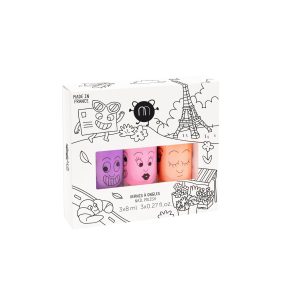 Coffret 3 vernis Paris néon (Marshi, Dolly & Flamingo) – NAILMATIC