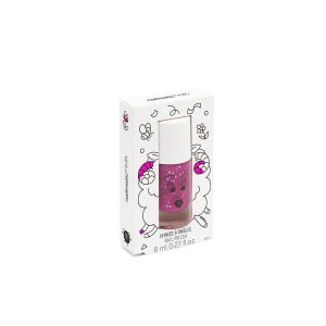 Vernis enfant Sheepy framboise transparent pailletté – NAILMATIC