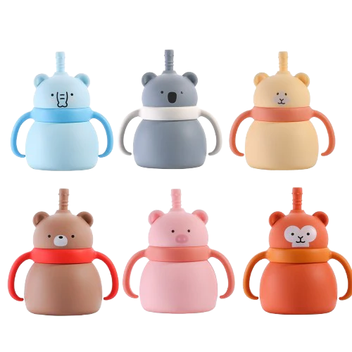 Gobelet en silicone avec poignée