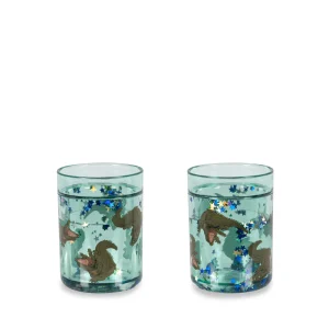 Lot de 2 gobelets pailletés crocodile – KONGES SLOJD