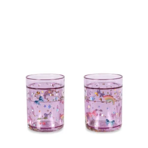 Lot de 2 gobelets pailletés rainbow twinkle – KONGES SLOJD