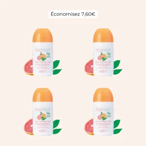 Pack 4 déo pamplemousse