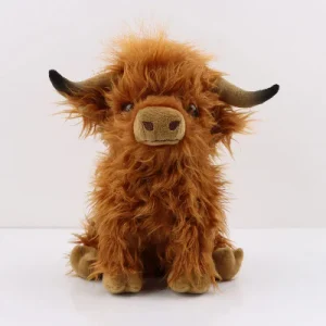 Peluche bebe-|George|-Vache Highlands