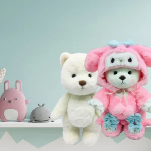 Peluche bebe-|MINISO|- Ourson Blanc