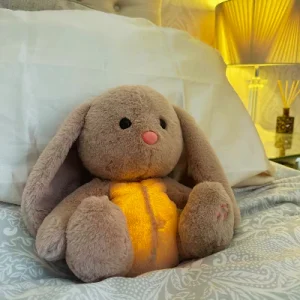Peluche bruit blanc -|AuSecours|-Lapin Respirant