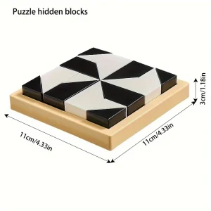 Puzzle 120 niveaux – blocs cachés KangouLogic™