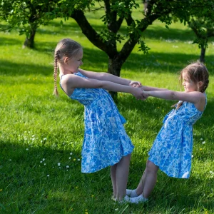 Robe fille imprimé fleurs