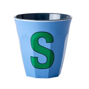 Verre Alphabet S Bleu – RICE