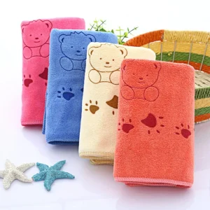 Serviette de bain - Ourson mignon