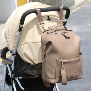 Sac a dos à langer-|MovokBaby|-Cuir