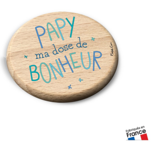 Magnet Papy ma dose de Bonheur – BUBBLE GUM
