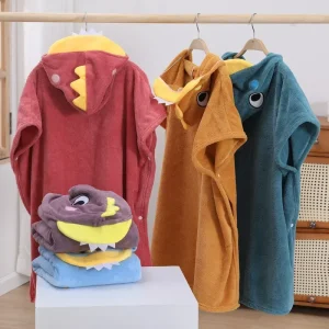 Poncho de bain - Bébé dino
