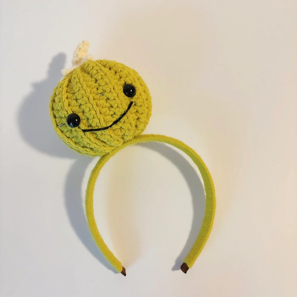 Serre-Tête Crochet Lumineux "Citrouille Souriante" – Image 3