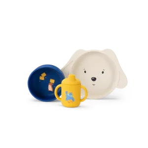 Set Vaiselle Silicone Puce et Pilou – MOULIN ROTY