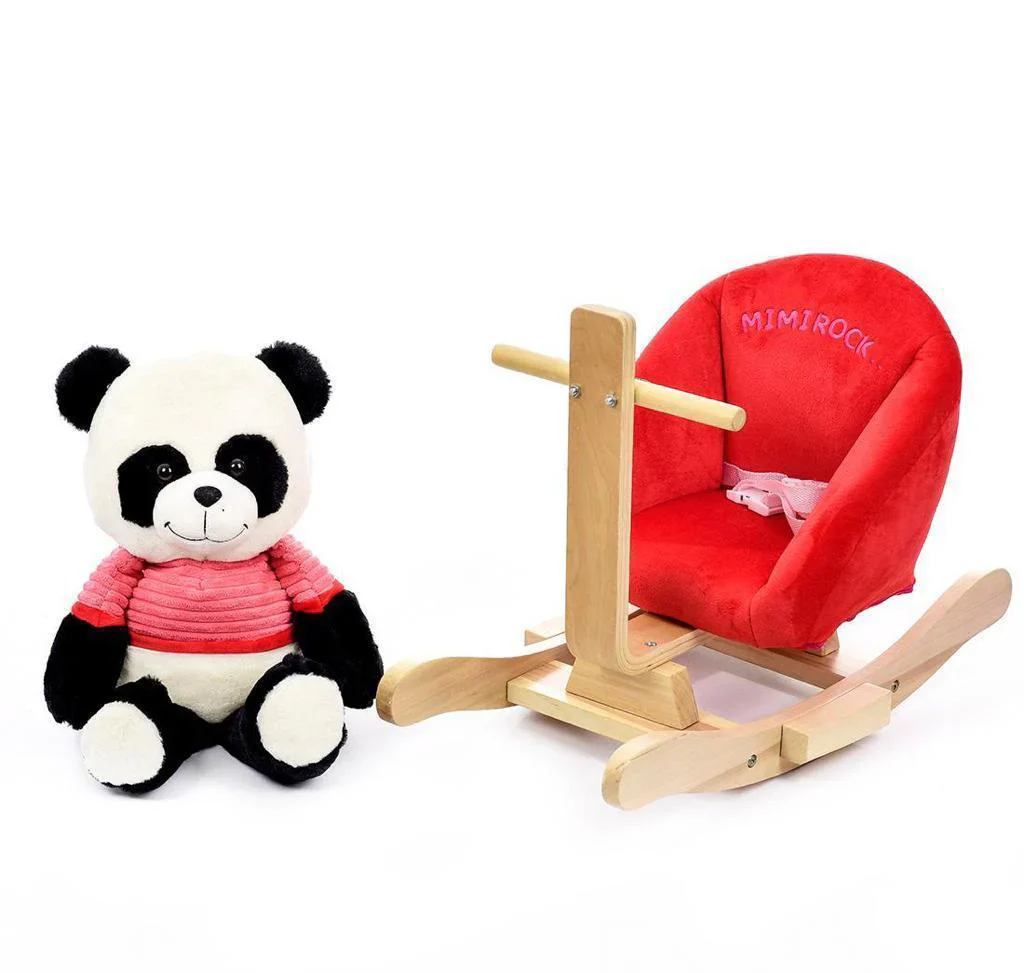 Chaise à bascule en peluche animaux – Image 6