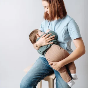 T-shirt d'allaitement "Baby Blue"