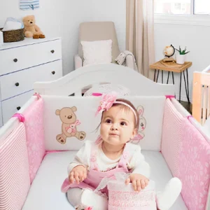 TOUR DE LIT POUR BEBE | BearPink™