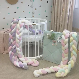 Tresse de lit bébé SerpentinTressé™ | Marshmallow 2 M