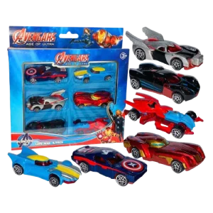 Jouet de voiture de course en alliage pour enfants - Avengers Anime