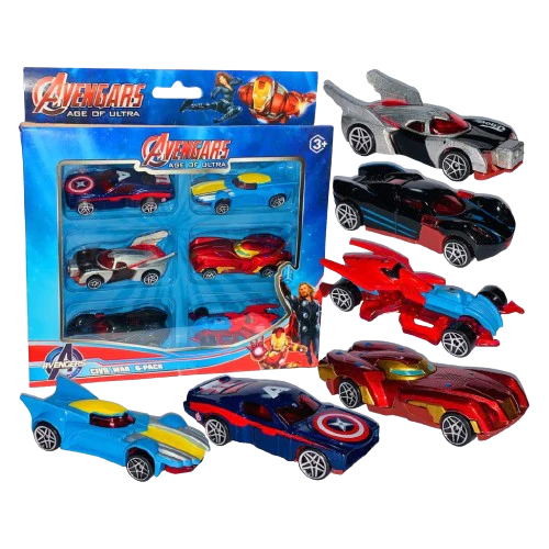 Jouet de voiture de course en alliage pour enfants - Avengers Anime
