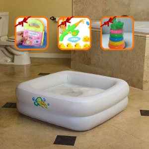 Baignoire gonflable pour bébé + 3 cadeaux
