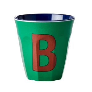 Verre Alphabet B Bleu – RICE