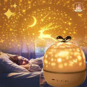 Veilleuse bébé projection plafond | Pomme GlowApple™