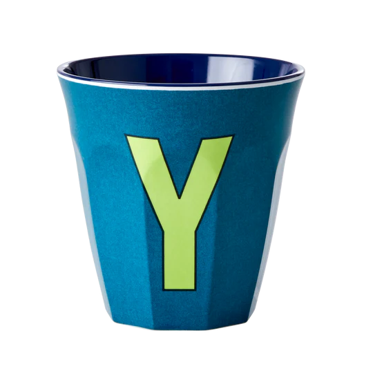 Verre Alphabet Y Bleu – RICE