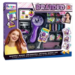 Appareil à tresser avec accessoires pour cheveux