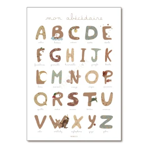 Affiche/poster Pédagogique Abécédaire “Poésie”