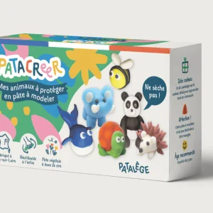 KIT MES 6 ANIMAUX À PROTÉGER À FABRIQUER EN PÂTE À MODELER