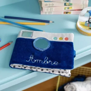 Album photos textile à broder – Puce et Pilou – MOULIN ROTY