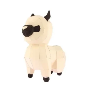 Bébé lama beige – Agent Paper