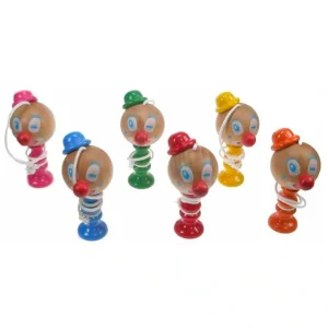 Bilboquet clown en bois – Artisans du Jura
