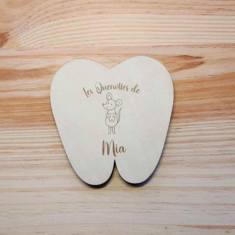 Boîte à Dent Personnalisée en Bois – Image 4