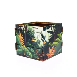 Boîte jungle pour Animaux surprise – Agent Paper
