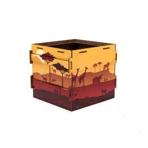 Boîte savane pour Animaux surprise – Agent Paper