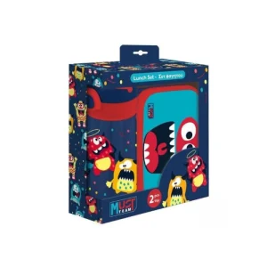 Boite à goûter + Gourde Must " Yummy Little Monster "