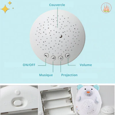 Bruit blanc bébé | Ourson FrostyBear™ – Image 5