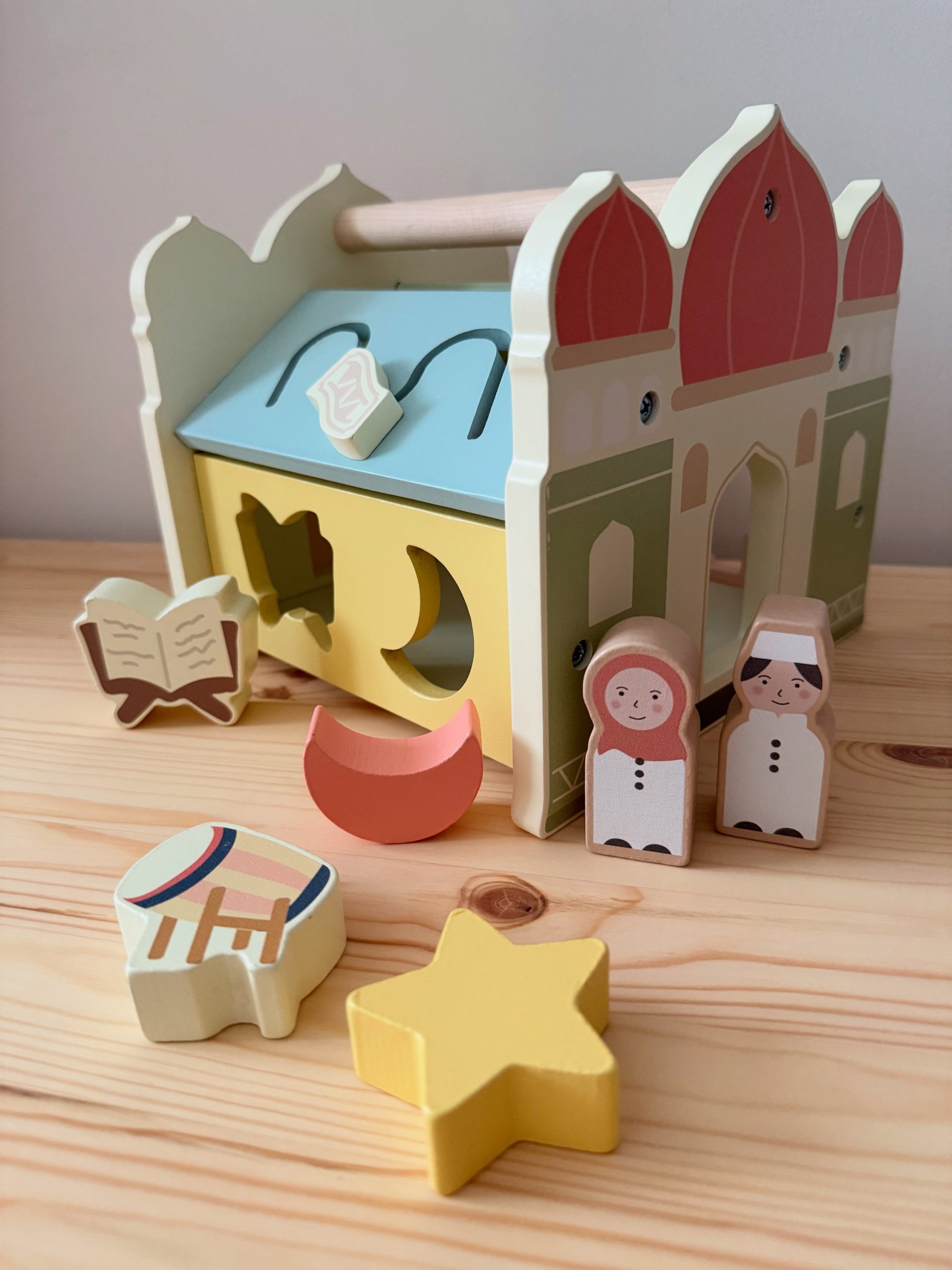 Boîte à Formes en Bois – Mosquée Transportable avec Formes Islamiques 🕌✨ – Image 3