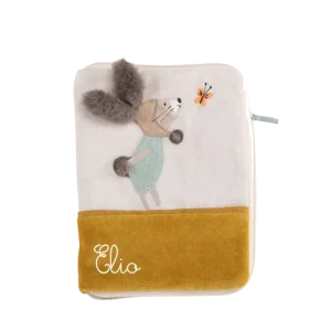 Protège carnet de santé  à broder – Trois Petits Lapins – MOULIN ROTY